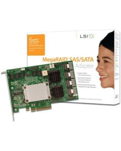 LSI Logic LSI00137 MegaRAID SAS 84016E SGL 16PT 3GB S PCIE 256MB Controller Card