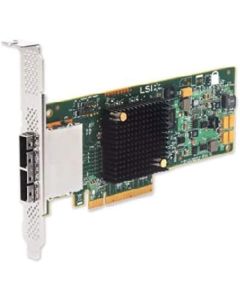 LSI SAS9207-8E Logic SGL SAS PCIE 12/3.3V CTLR 8Port Ext 6GB/S SATA Plus SAS